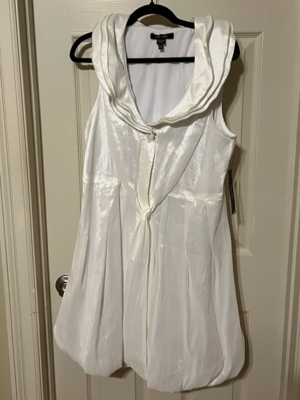 NWT Ivy + Blu Women's Triple Collar Tie Front Sleeveless Dress Size 12 - Picture 4 of 8